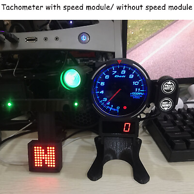 #ad RPM Tachometer PC GAME Simulated Racing Game Meter Logitech G29 THRUSTMASTER 12V $168.78