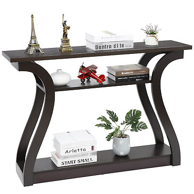 #ad 47quot; Console Table Modern Accent Side Stand Sofa Entryway Hall Display Storage $70.58