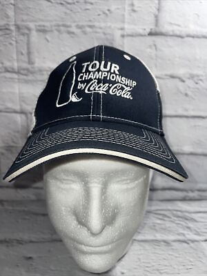 #ad East Lake Tour Of Mens S M Blue White Fitted Baseball Hat $14.97