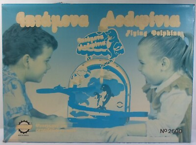 #ad LYRA GREEK VTG 1986 FLYING DOLPHINS MAGNETIC B O GAME UNUSED GREECE NOT WORKING $24.99