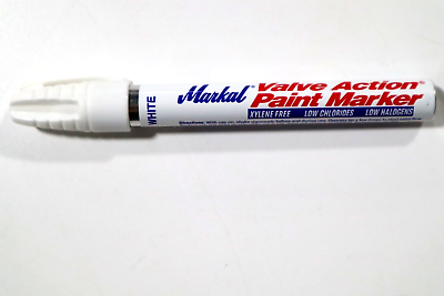 #ad MARKAL WHITE LIQUID PAINT MARKER #96820 L184 $6.20