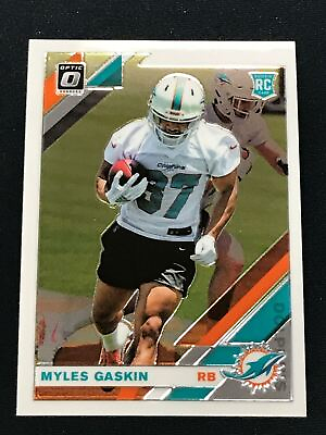 #ad 2019 Optic MYLES GASKIN RC #131 Miami Dolphins *GT23A $9.95