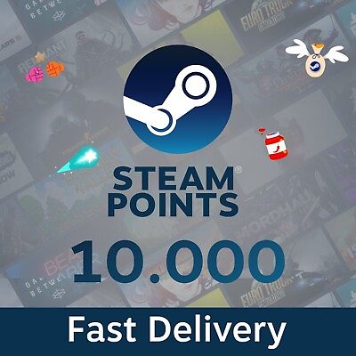 #ad 10000 Steam Points 10k Steam Punkte Shop Store XP EUR 3.95