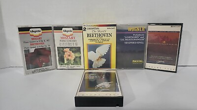 #ad Classical Music Cassette Tapes Lot of 7 $63.99