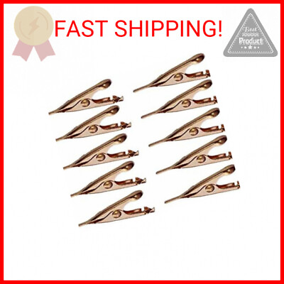 #ad Corpco Micro Toothless Alligator Test Clips Copper Plated with Smooth Microscop $14.50