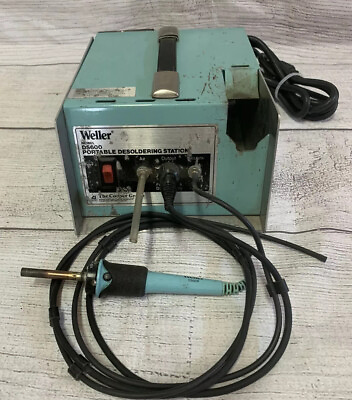 #ad FOR PARTS NOT WORKING Weller DS600 Portable Desoldering Station Untested $199.95