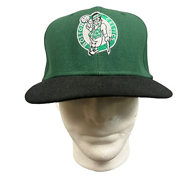 #ad Boston Celtics Hardwood Classics Mitchell And Ness Snapback Hat Cap Green NBA $14.99