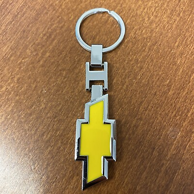 #ad #ad Chevy Bowtie Chevrolet GM Logo Emblem 3D Logo Metal Key Chain Keyring $13.99