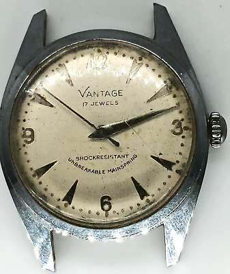 #ad C616 mens Vintage Works Vantage By Hamilton Manual Wind 17J Jewel Old Watch lot $124.99
