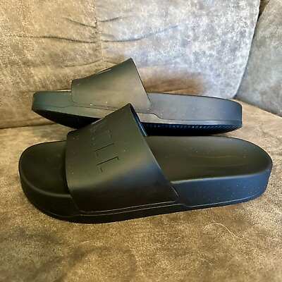 #ad No Bull Sandals Mens 7 Black Recovery Slides Crossfit Gym Workout Womens 8.5 $20.00
