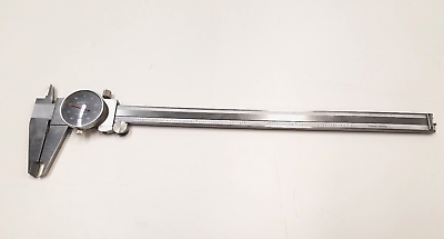 #ad 12quot; DIAL CALIPER HARDENED STAINLESS STEEL SATIN FINISH L042 $66.95