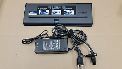 #ad Targus ACP71USZ Universal USB 3.0 DV Docking Station with adapter tips cord $29.99