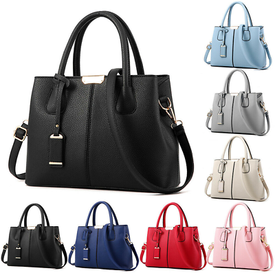 #ad Women Ladies Leather Handbag Crossbody Shoulder BagTote Satchel Messenger Purse $18.82