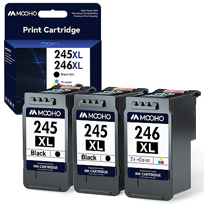 #ad PG 245XL CL 246XL Ink Cartridges for Canon PIXMA MG2420 MG2522 MX490 TS3122 Lot $14.45