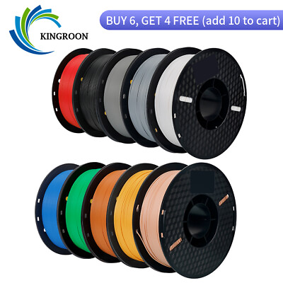 #ad 【Buy 6 Get 4 Free】 1KG PLA PETG 1.75mm 3D Printer Filament FDM Bundle Spool Mix $18.82