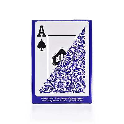 #ad COPAG 1546 Single Deck Poker Jumbo Purple $11.95