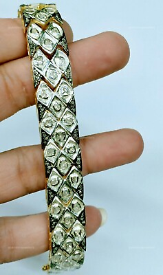 #ad Radiant Natural Polki Diamond 925 Sterling Silver Tennis Bracelet For Wife $311.57