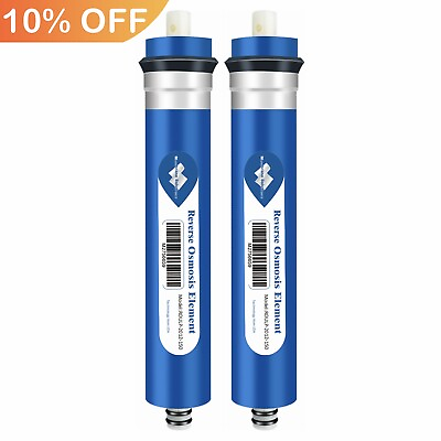 #ad 2 Pack 50 75 100 150GPD RO Membrane Reverse Osmosis System Water Purifier Filter $11.69