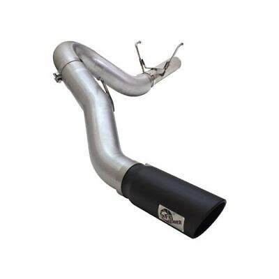 #ad aFe Power 49 02051 1B ATLAS 5quot; Aluminized DPF Back Exhaust System with Black Tip $481.00