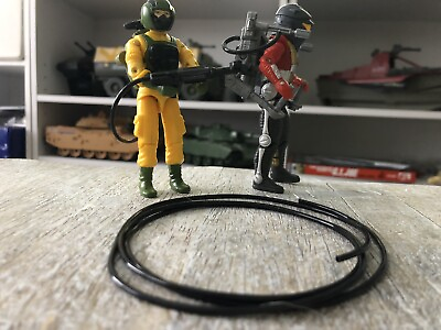 #ad gi joe replacement hose Fits Most Figures Vehicles “ONLY HOSES ‘You Get 2 Feet $5.50