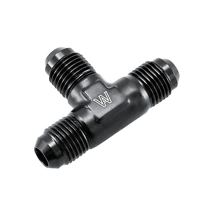 #ad 6 6 6 AN Male Flare 6 6 6 T Junction Adapter Fitting 6AN Aluminum Black $9.99