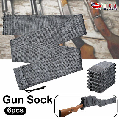 6Pcs Silicone Treated Cover Gun Sock Protection Storge Sleeve Up To 55quot; US Ship $19.56