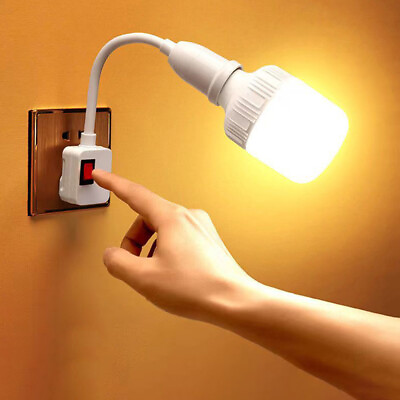 #ad E27 Lamp Adjustable Light Flexible Bend Mobile Test LED Light Socket Light Pl QO $3.49