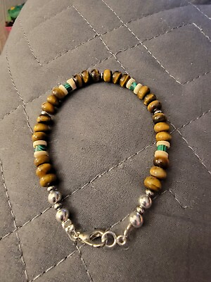 #ad Native American Real Stone Bracelet $16.00