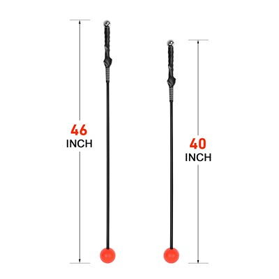 #ad 40 46 Golf Swing Trainer Warm Up Stick Power Strength Tempo Training Swing Golf $29.47