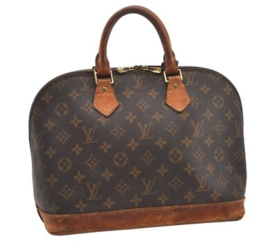 #ad Authentic Louis Vuitton Monogram Alma Hand Bag Purse M51130 LV 2545J $320.00