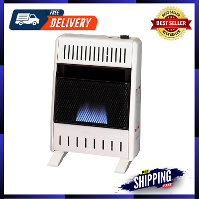 #ad MN100TBA B Ventless Natural Gas Blue Flame Space Heater With Thermostat Control $181.46