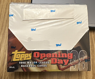 #ad 1998 Topps Opening Day Baseball Hobby Box 24 Packs Sealed 4E $65.00