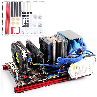 #ad Motherboard Open Air Frame Chassis Case Bracket DIY PC Test Bench ITX MATX ATX $36.10