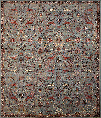 8x10 Blue Bidjar Afghan Hand Knotted Wool Oriental Traditional Area Rug $3199.00