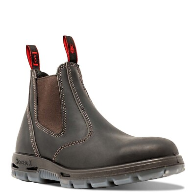 #ad CLEARANCE Redback USBOK Bobcat Claret Oil Kip Dark Brown Steel Toe Work Boots $99.99