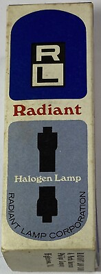 #ad Vintage Radiant Halogen Lamp Bulb 120V 420W Projector Bulb New Old Stock FAL $6.74