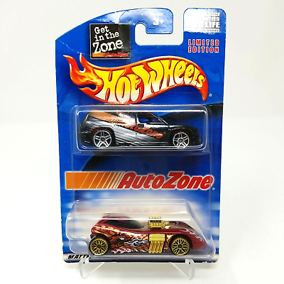 #ad 2000 Hot Wheels AUTO ZONE Limited Edition 2 Car Pack 1:64 Vintage Mattel gz $8.95