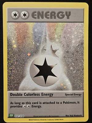 #ad Double Colorless Energy 032 034 CLV Classic Box Venusaur Deck Holo Pokémon NM $2.49