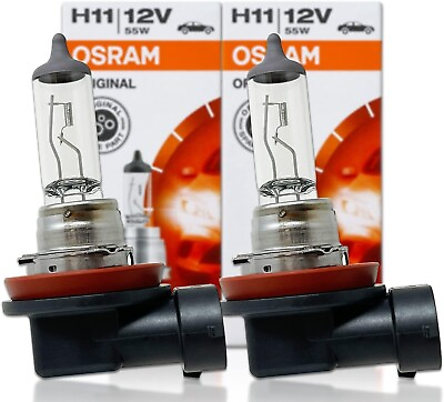 #ad 2PC H11 Halogen Light Bulb Osram Sylvania OEM 64211L 12V 55W $15.95