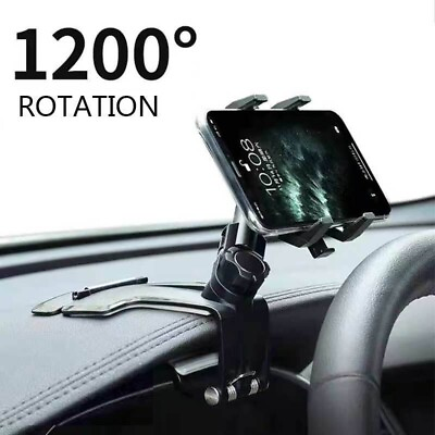Universal 360° Car Phone Mount Holder For Cell Phone Samsung Galaxy iPhone $5.99