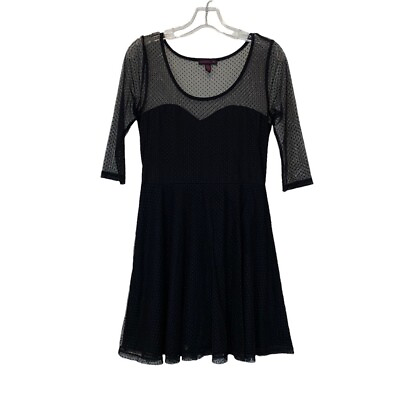 #ad Material Girl Black Dress L $18.00