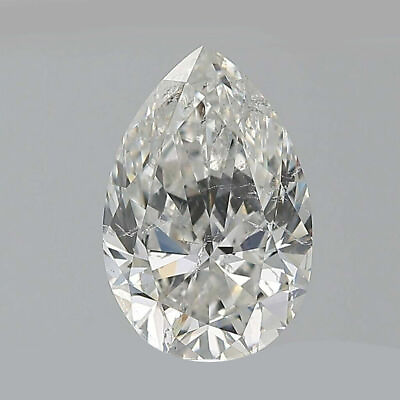 #ad Natural 0.61 Ct. Loose Diamond White H Color VVS Clarity Diamond Pear Cut $683.99