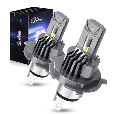 #ad H4 LED Headlight Kit Light Bulbs High Low Beam 6000K HB2 9003 HID Xenon White $54.99