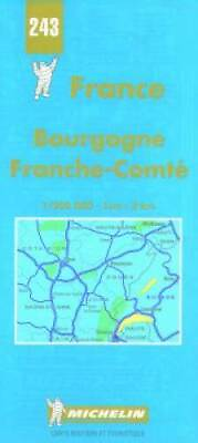 #ad Michelin Bourgogne Franche Comte France Map No. 243 Michelin Maps amp; A GOOD $5.01