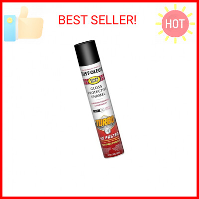 #ad Gloss Black Turbo Spray Paint 24 oz Stops Rust $20.55