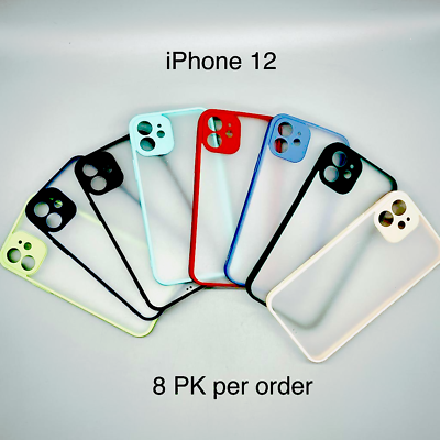 #ad Cases Silicone iPhone 12 Soft Protection Phone Silicone Cover 8 Pack $13.75