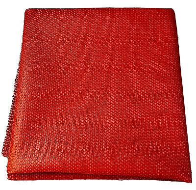 #ad Hi Temp Welding Blanket 3 foot Red Silicone Coated Fiberglass R51 39 32 $50.00