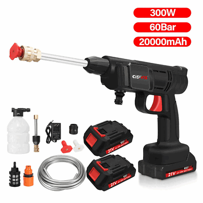 #ad #ad Portable Cordless Electric High Pressure Water Spray Gun Car Washer Cleaner Tool $29.99