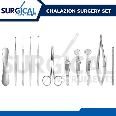 #ad Chalazion Surgery Instruments Set Ophthalmic Surgical Stainless German Grade $44.99