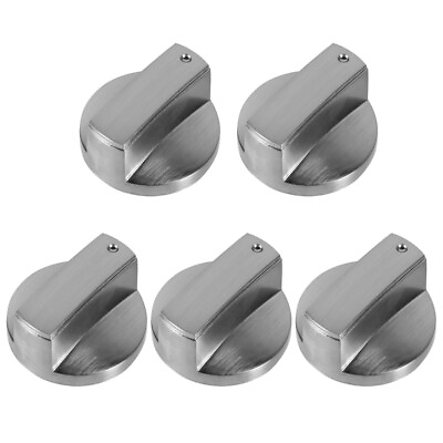 #ad 5PCS Stainless Steel Stove Knobs Universal Gas Replacement Stove Knob Switches $10.82
